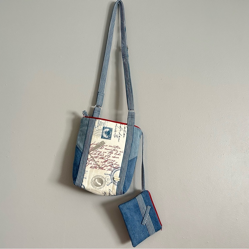 Crossbody & Wallet Set | Lake Michigan, Boat Inspired Design